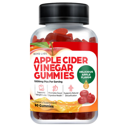 Boyd Labs Apple Cider Vinegar Gummies - 1000mg - 60 Count
